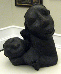 Ben Macala Mother and Child one bronze in the SA National Gallery, Cape Town, collection (img  Micah MacAllen Flickr)