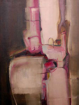 Joan CUNDALL ALLEN "Abstract", 1971 - oil/canvas - 90x65cm 