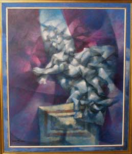 Cyril FRADAN - acrylic/canvas 1984 meas n/a (Pvt. Coll. Pinetown)