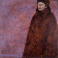 Cyril FRADAN "Burning sky", 1976 oil/canvas (coll. UNISA P83)