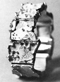 H Peter Cullman - gold bracelet, ill. on Gallery 101 invitation card, 1974