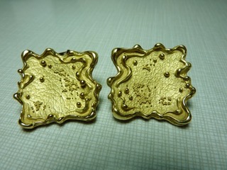 H Peter CULLMAN - Cufflinks in 18ct. yellow gold – 2001 - Private Collection