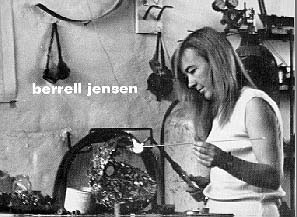 Berrell JENSEN 1967 - cover of invitation card Gallery 101 Nov 1967
