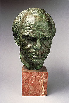 Nell KAYE *Uys Krige" bronze (Coll. SA National Gallery, Cape Town)