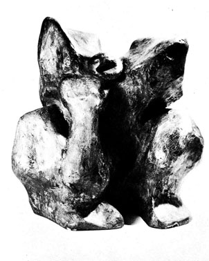 Dani MALAN "Thought", 1967 - ciment fondu - ill. in AFG "Sculpture SA 1900-1967", 1967, cat. 63