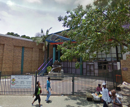 Entrance to the Polokwane Art Museum and City Library in the Danie Hough Cultural Centre (images  Google StreetView)