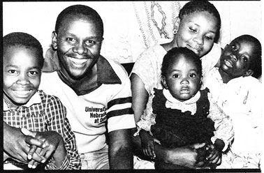 Stanley NKOSI with his family (img BONA, March 1982, p. 158)